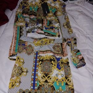 Brand new with tags Fashion Nova top w/skirt